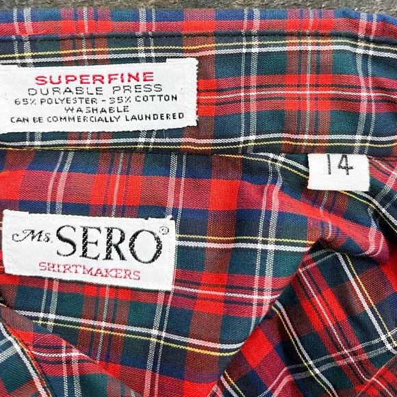 Vintage Ms. SERO Deadstock Women's Long Sleeve Blouse Shirt Deadstock Retro - Picture 2 of 8